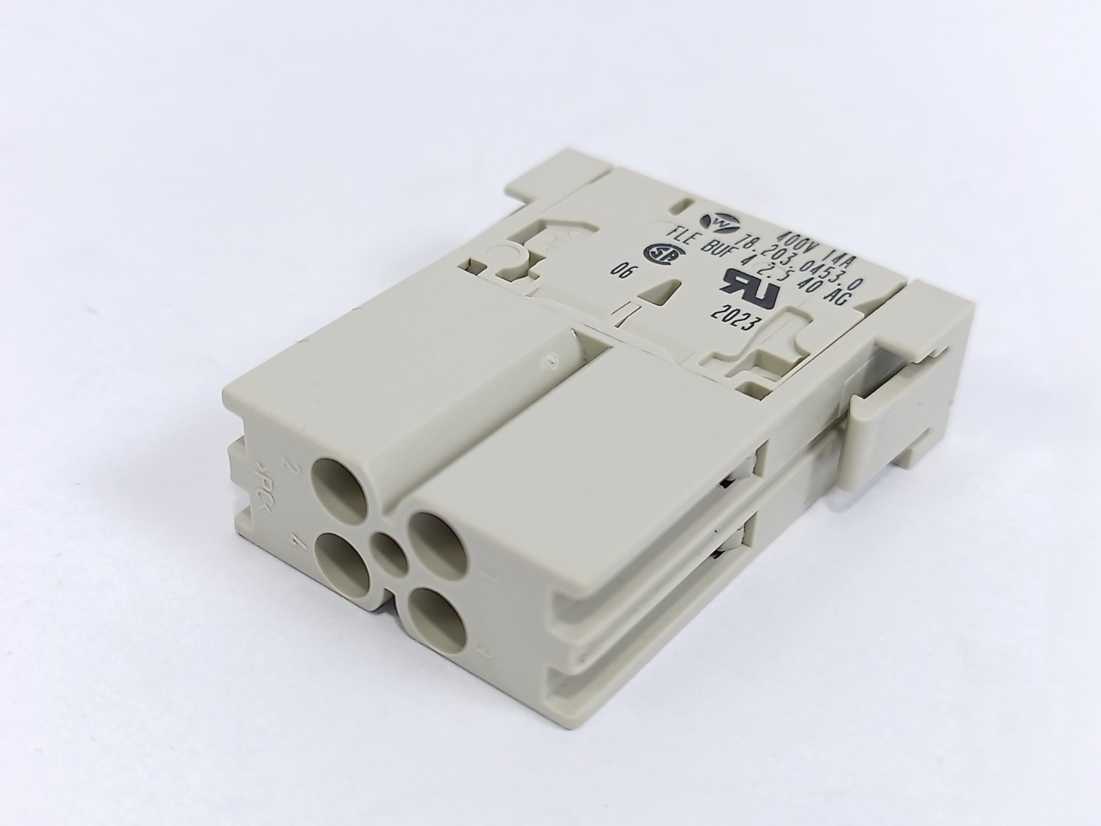 Wieland 78.203.0453.0 FLE BUF 4 2,5 40 AG Modular Inserts 10 Pcs.