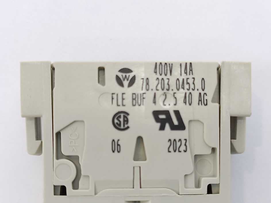 Wieland 78.203.0453.0 FLE BUF 4 2,5 40 AG Modular Inserts 10 Pcs.