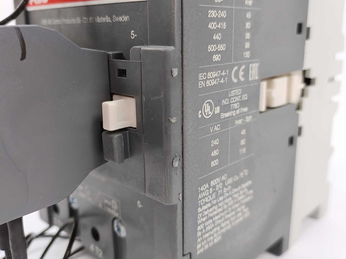 ABB 1SFL457024R7000 UAF110RA 3-pole Contactors ,20-60V Coil