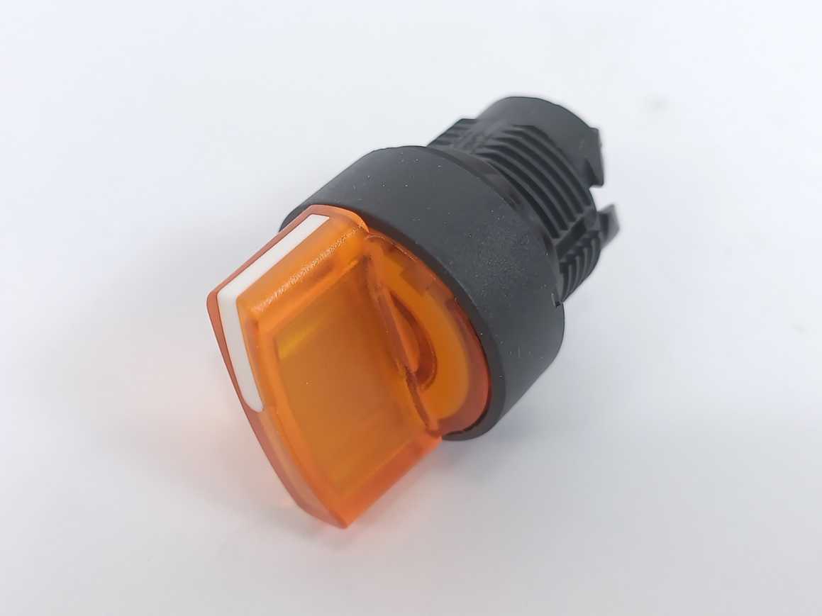 Schneider Electric ZB5AK1553 Orange Illuminated Selector Switch