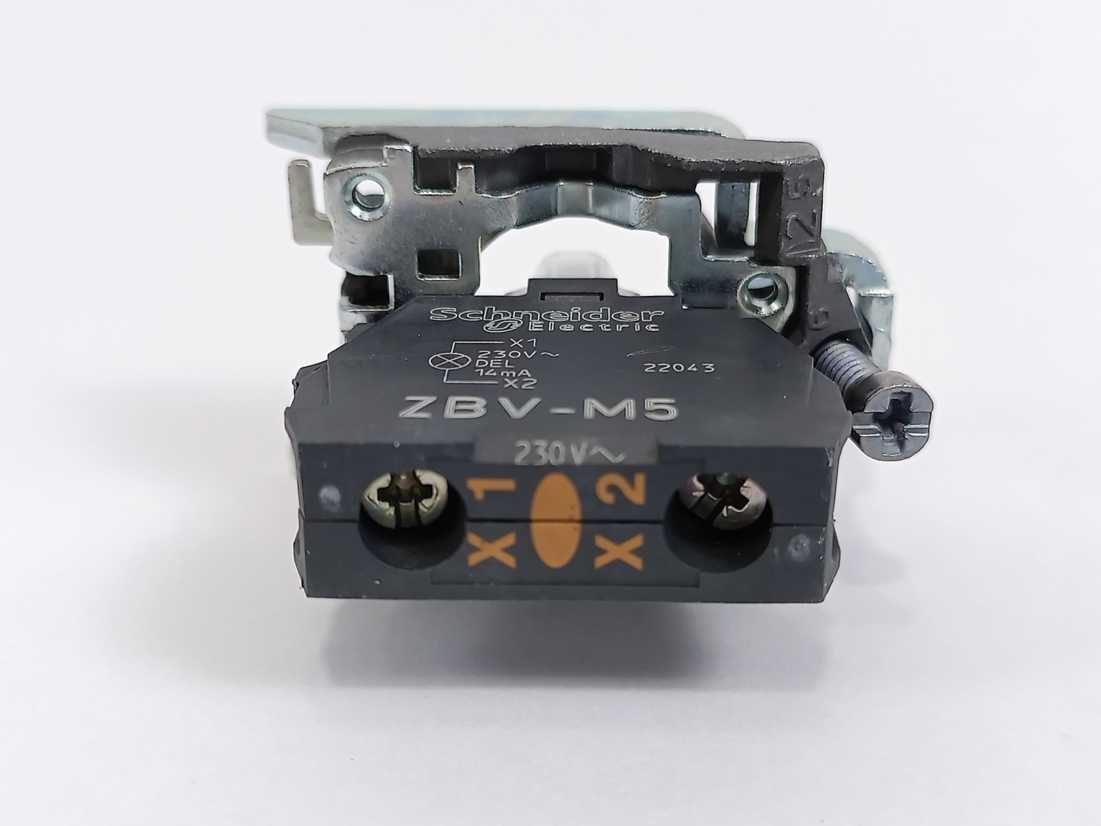 Schneider Electric XB4BVM5 Orange Pilot Light LED