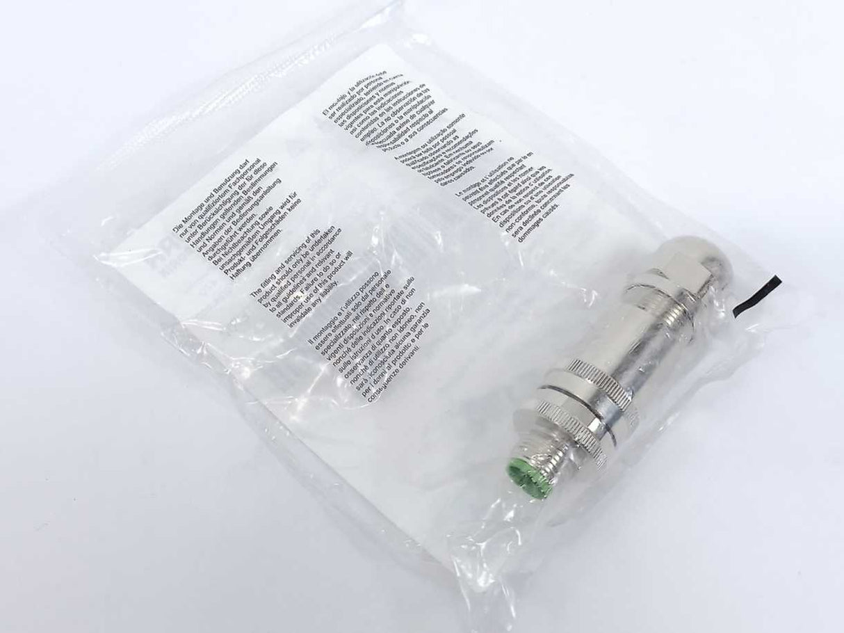 MURR Elektronik 7000-13302-0000000 M12 Male 0° A-cod. Screw Terminal