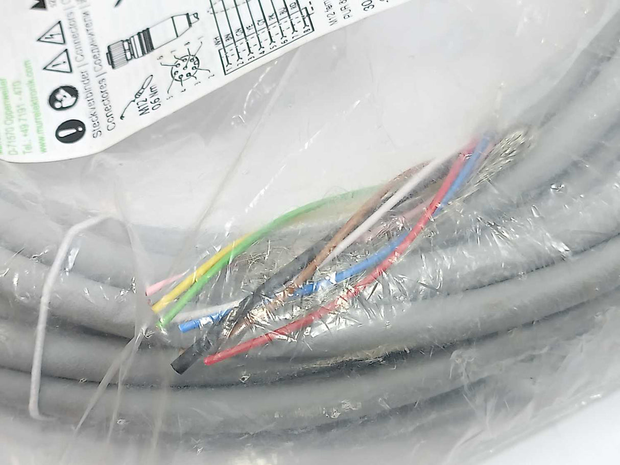 MURR Elektronik 7000-17121-2911000 M12 female 0° A-cod. with Cable Shielded 10m