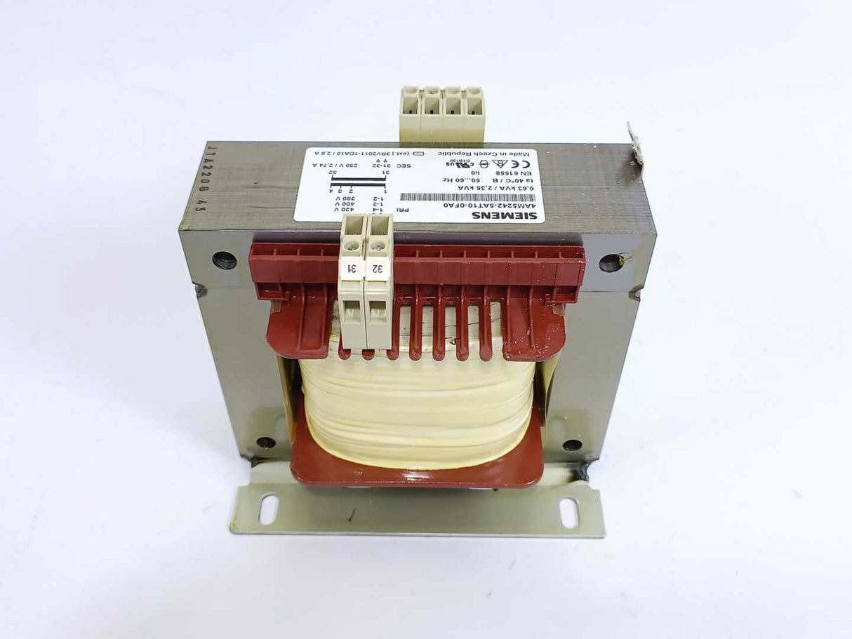 Siemens 4AM5242-5AT10-0FA0 SITAS Transformer 0,63kVA / 2,35kVA