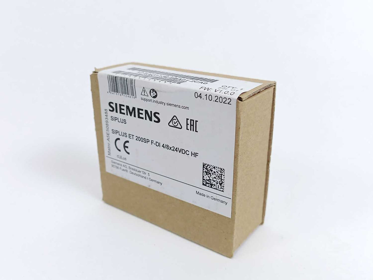 Siemens 6AG1136-6BA01-2CA0 SIPLUS ET 200SP F-DI 4/8x24VDC HF