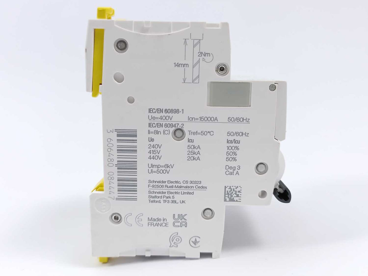 Schneider Electric A9F94316 3P 16A Miniature Circuit Breaker