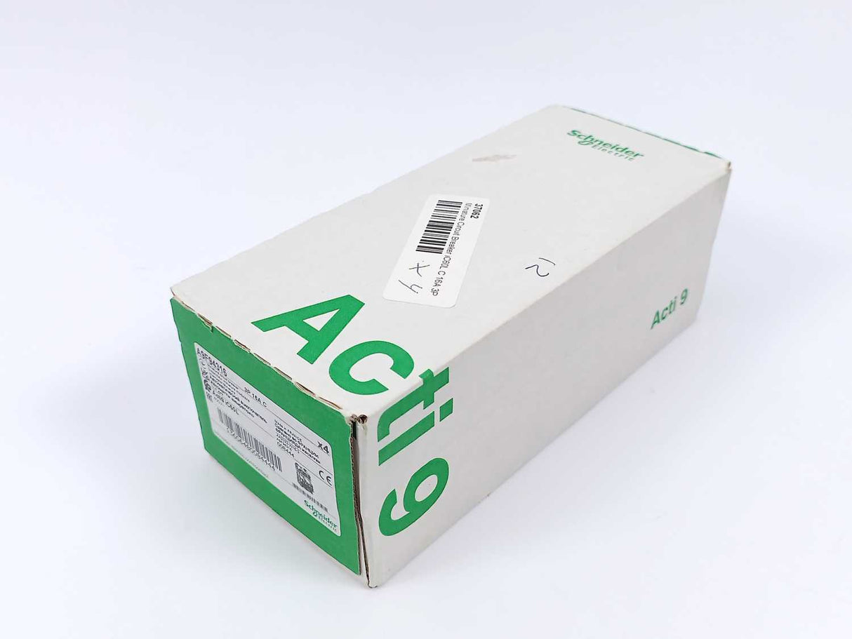 Schneider Electric A9F94316 3P 16A Miniature Circuit Breaker. Box of 4 pcs.