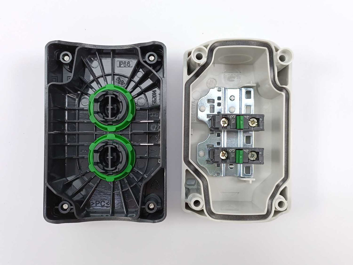 Schneider Electric XALD222 Complete Control Station w/ 2 Buttons