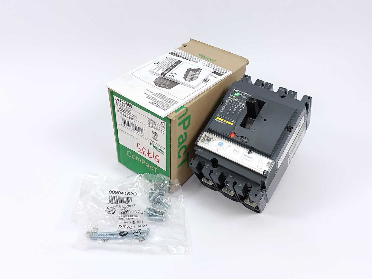 Schneider Electric LV429550 Compact NSX100B Circuit Breaker