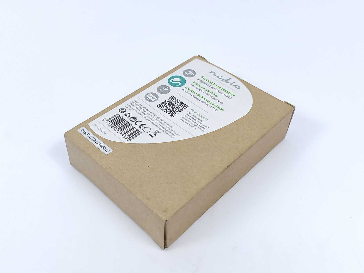 Nedis CCTVGL10BK CCTV Ground Loop Isolator Male x Female