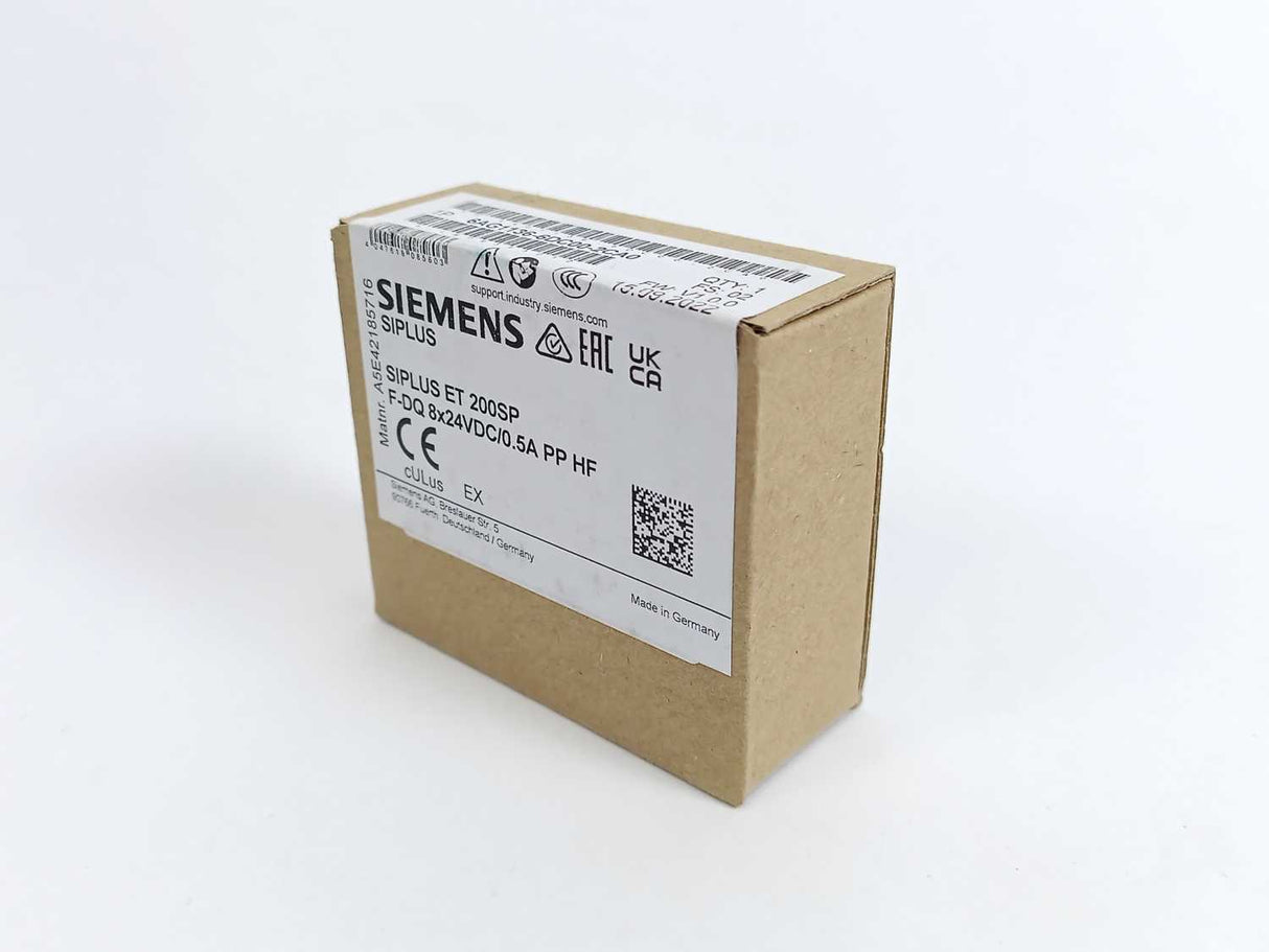 Siemens 6AG1136-6DC00-2CA0 SIPLUS ET 200SP F-DQ 8x24VDC/0.5A PP HF