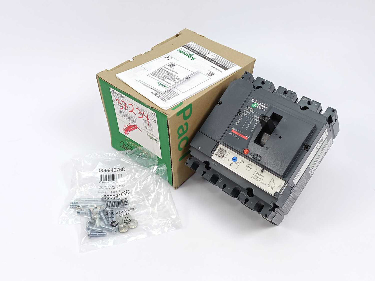 Schneider Electric LV429656 Compact NSX100F TM25D 4P4T Circuit Breaker