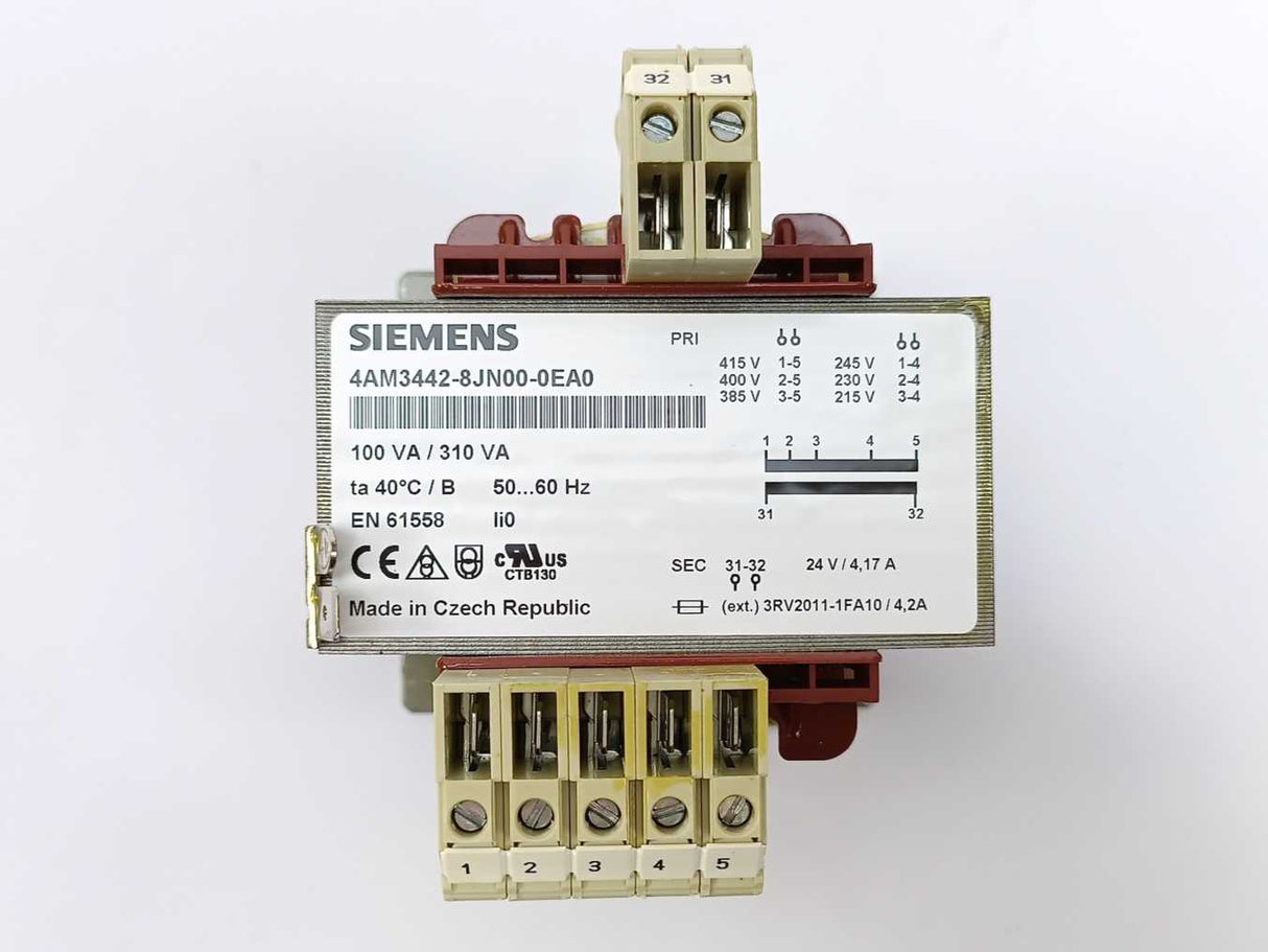 Siemens 4AM3442-8JN00-0EA0 Transformer