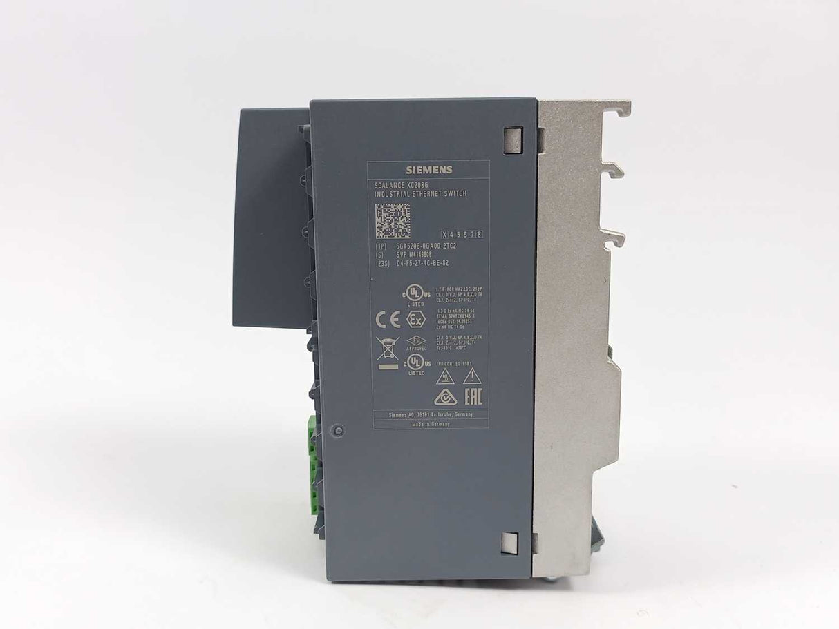 Siemens 6GK5208-0GA00-2TC2 Scalance XC208G Industrial Ethernet Switch Module