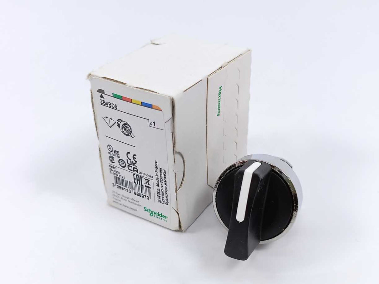Schneider Electric ZB4BD5 Harmony XB4 Black Selector Switch Head