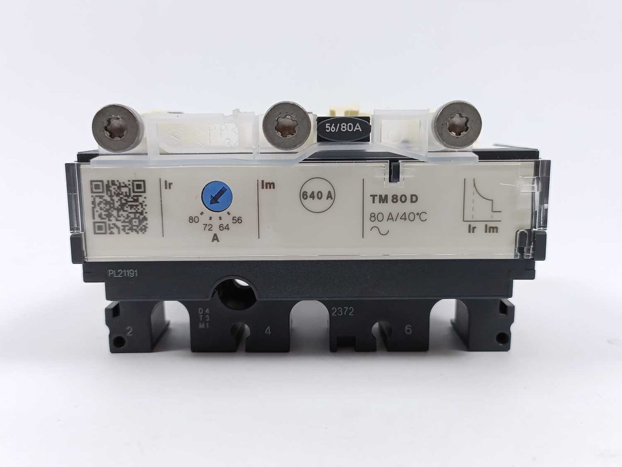Schneider Electric LV429031 Compact NSX100 TM80D Circuit Breaker