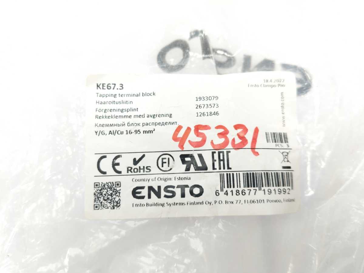 Ensto KE67.3 Tapping Connector Batch 2 pcs.