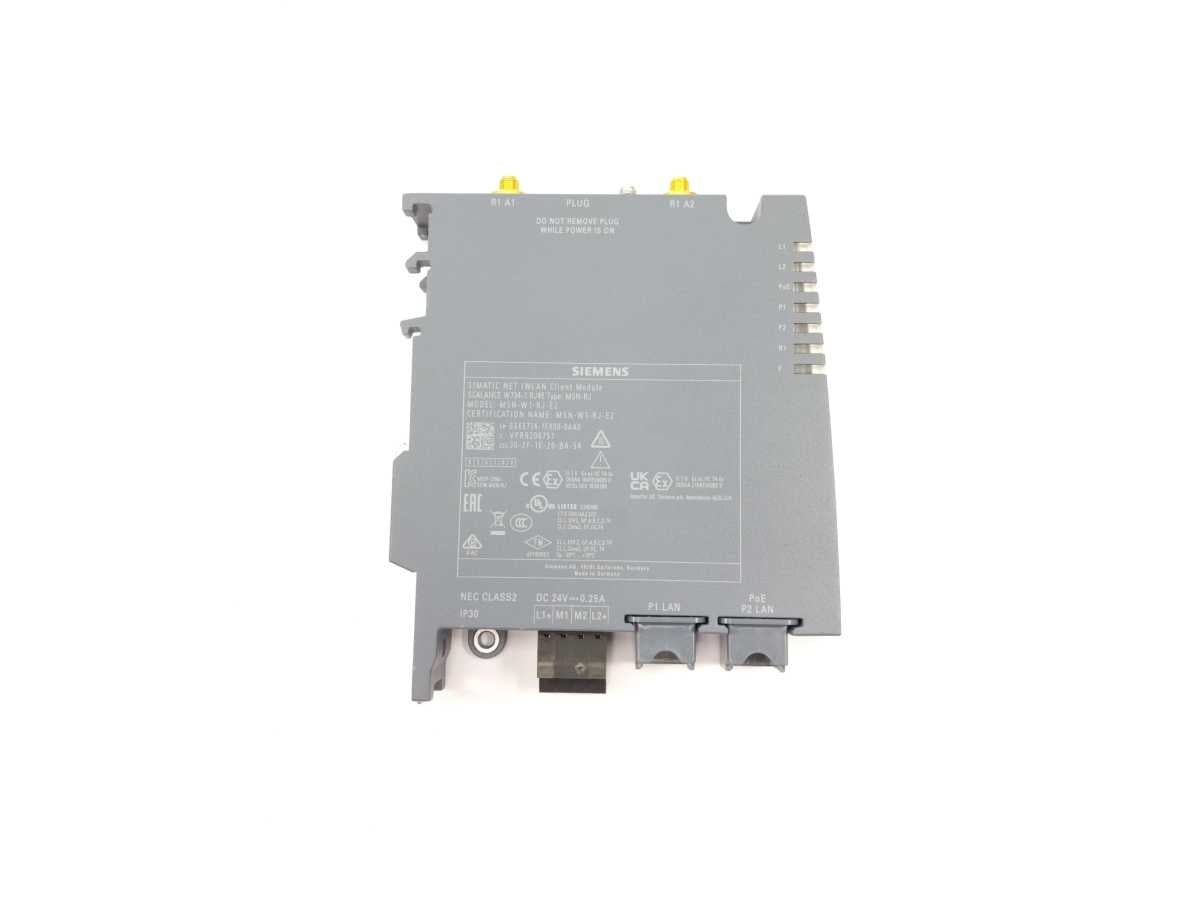 Siemens 6GK5734-1FX00-0AA0 SCALANCE W734-1 RJ45 Industrial Wireless LAN Module