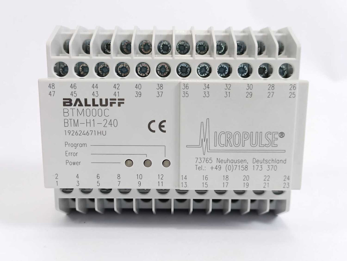 BALLUFF BTM000C BTM-H1-240 Signal Converter