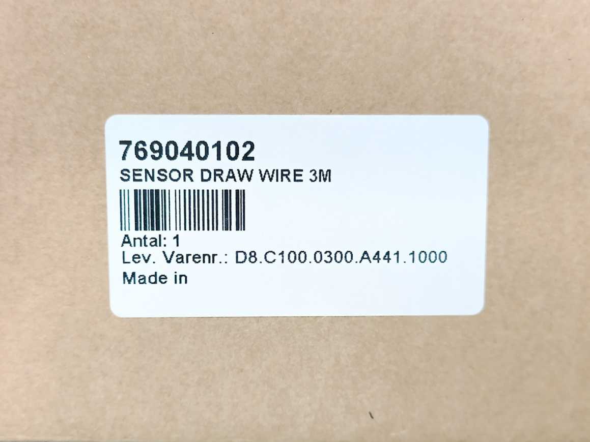 KUBLER D8.C100.0500.A221.1000 Draw Wire Encoder
