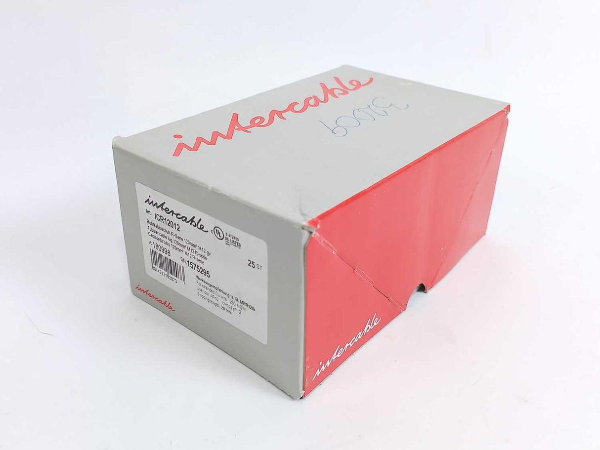 Intercable Danmark ICR12012 M12 R Tubular Cable Lug Batch 25 pcs.