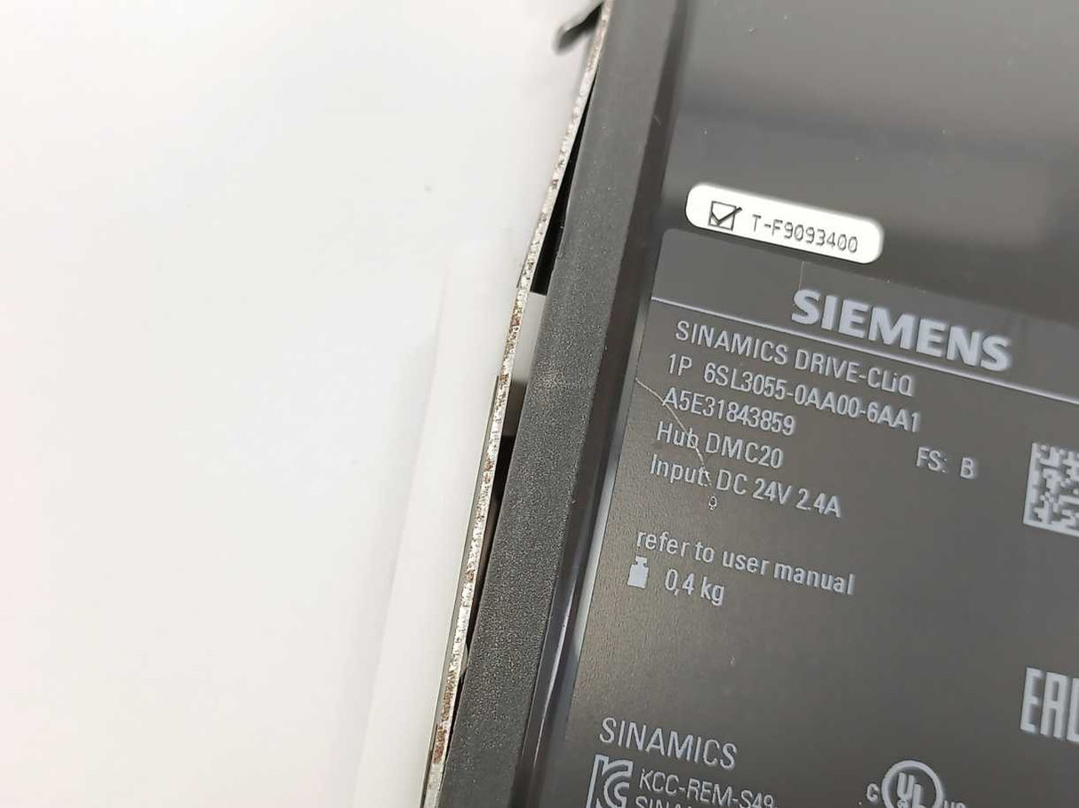 Siemens 6SL3055-0AA00-6AA1 SINAMICS DRIVE-CLIQ Hub Module