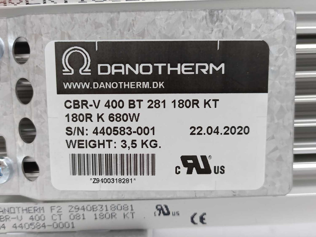 Danotherm CBR-V 400 BT 281 180R KT Break Resistor 680W