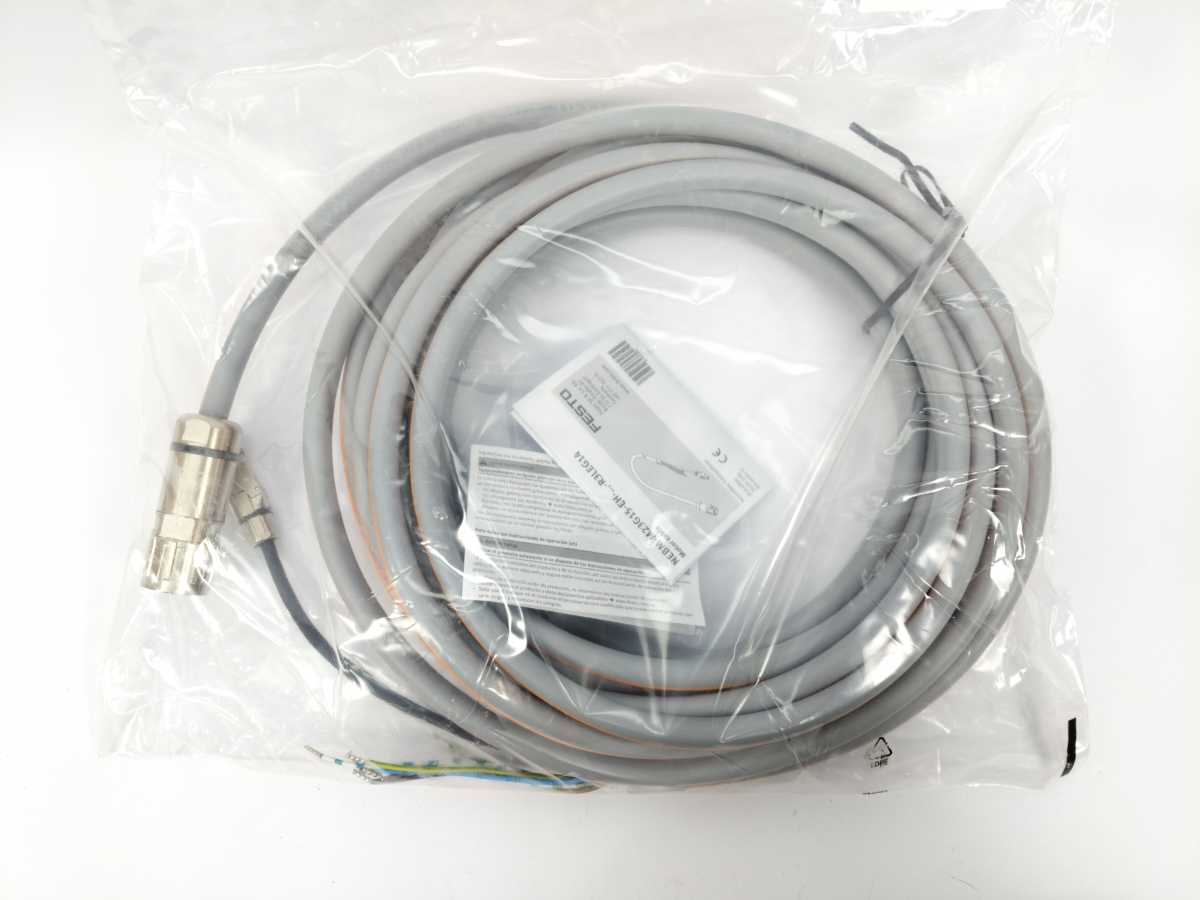 Festo 5251377 NEBM-M23G15-EH-10-Q7N-R3LEG14 Motor Cable 10.0 meters