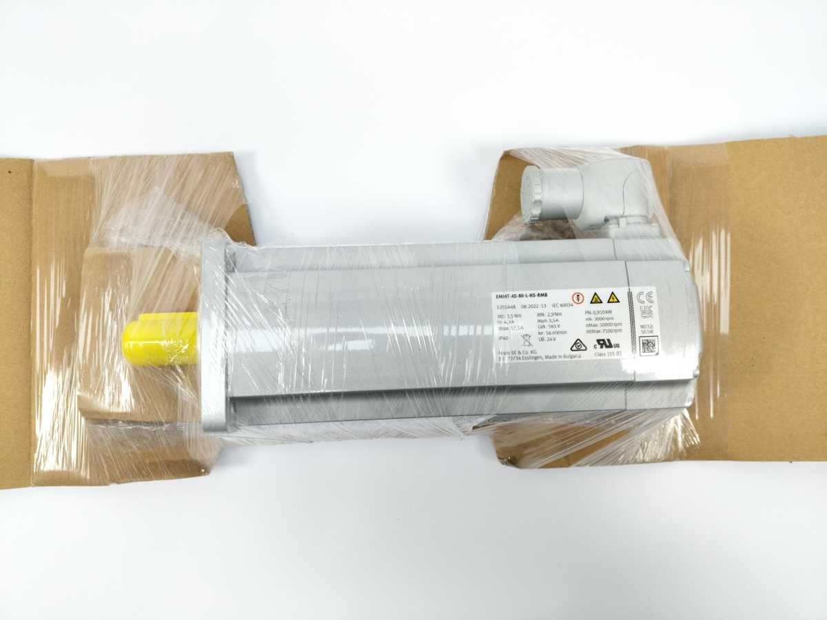 Festo 5255448 EMMT-AS-80-L-HS-RMB Servo Motor 910W 680V