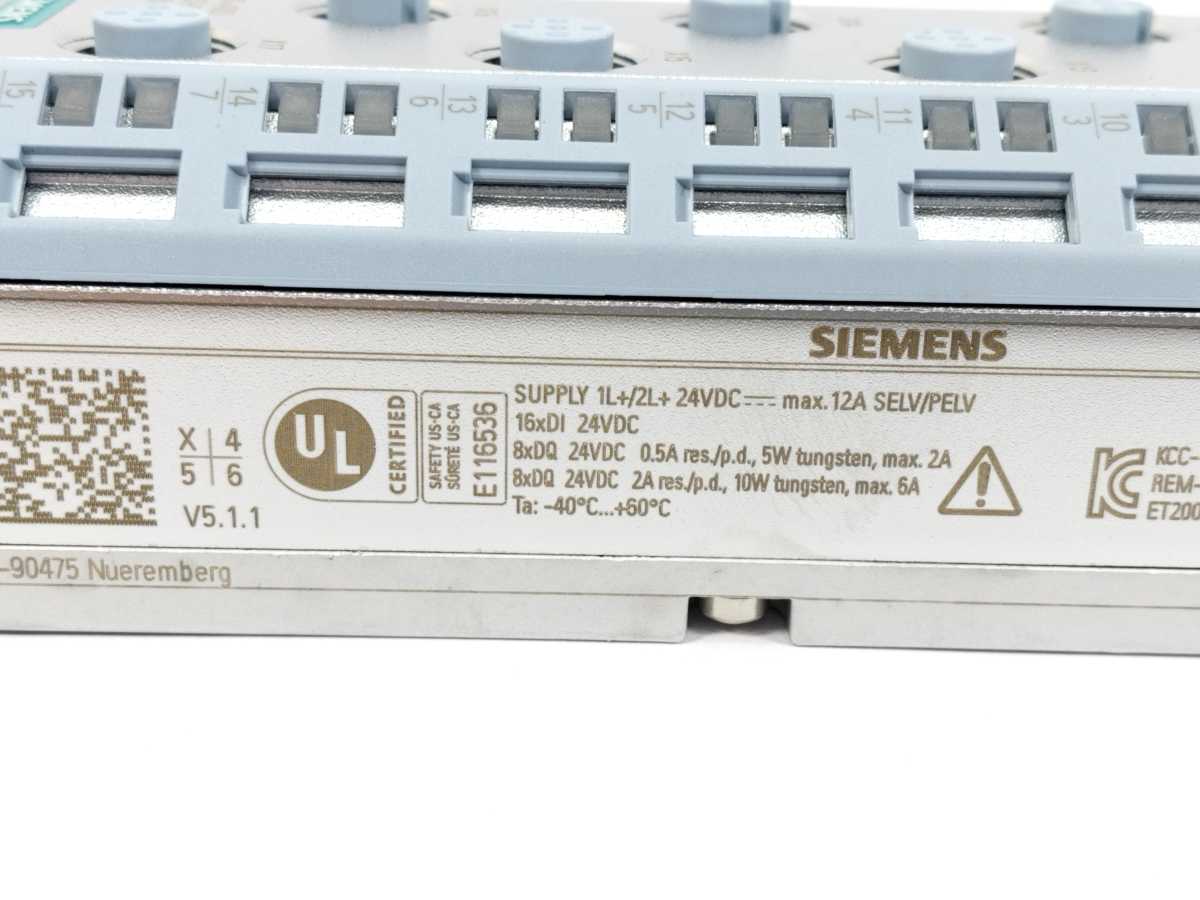Siemens 6ES7 143-6BH00-0BB0 SIMATIC ET 200eco PN Digital I/O, DIQ 16x24VDC/0.5A