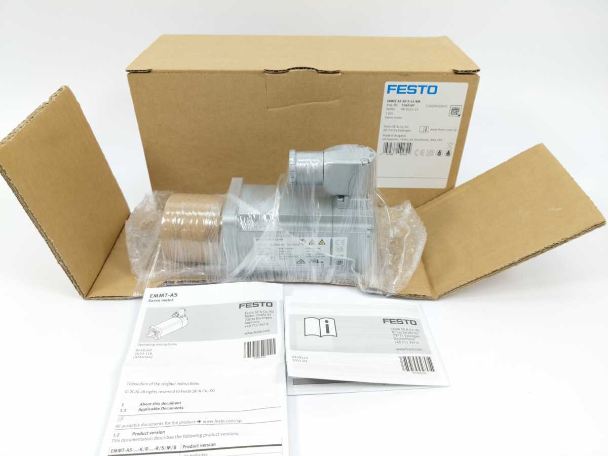 Festo 5242197 EMMT-AS-60-S-LS-RM Servo Motor