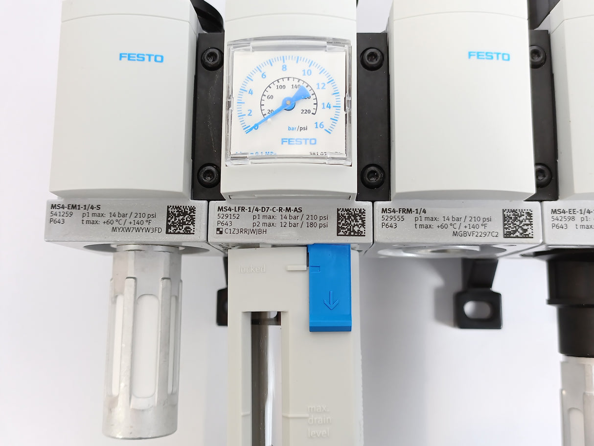 Festo 531029 MSB4-1/4:C4:J3:F1:D8:A1-WP Service Unit Combination MSB4