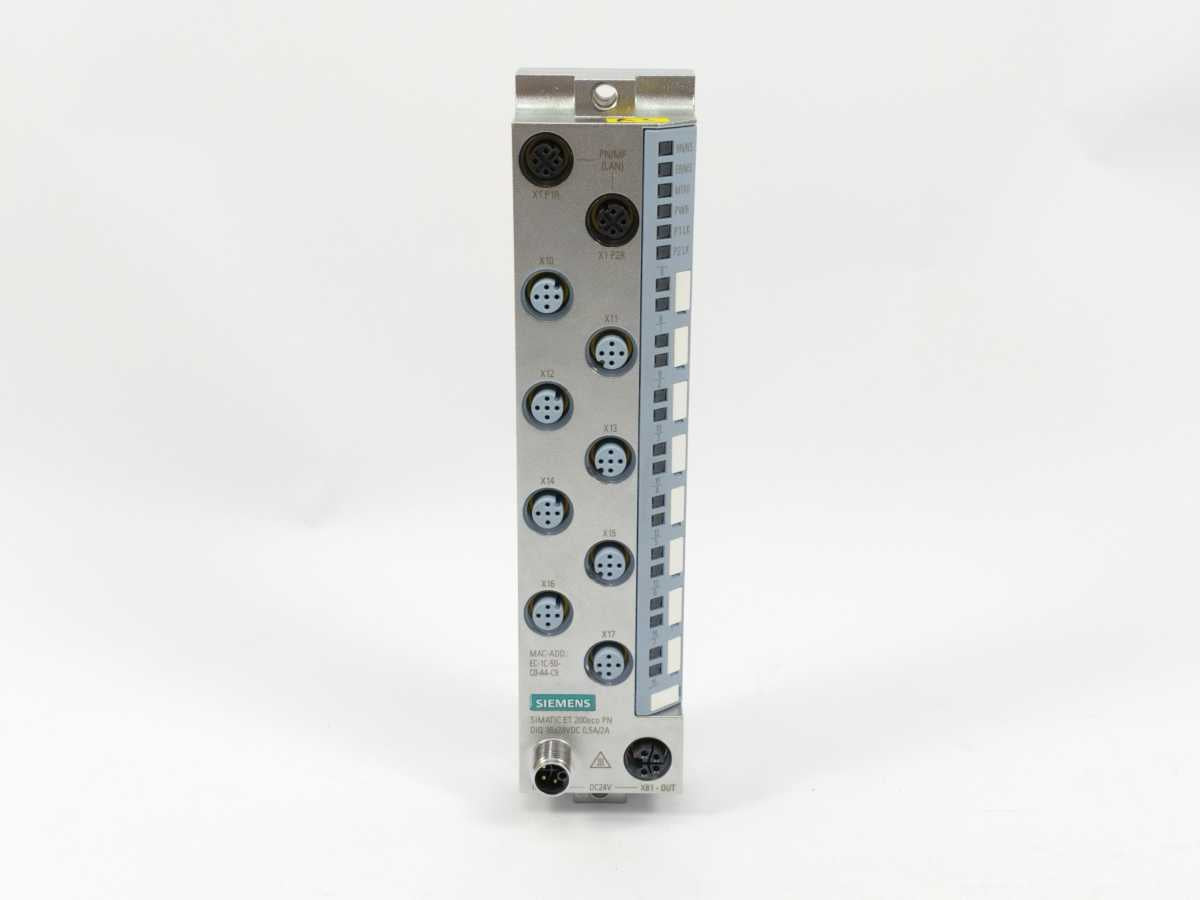 Siemens 6ES7 143-6BH00-0BB0 SIMATIC ET 200eco PN Digital I/O, DIQ 16x24VDC/0.5A