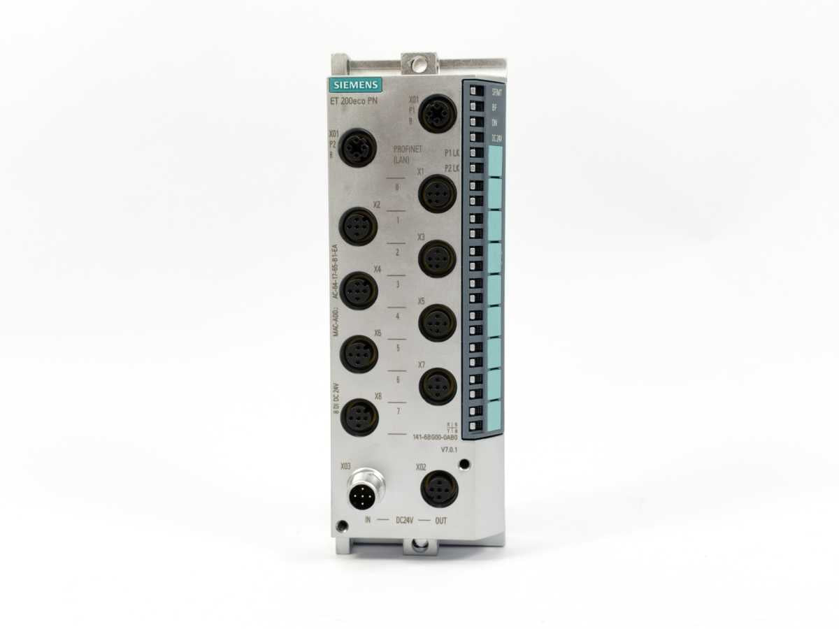 Siemens 141-6BG00-0AB0 SIMATIC ET200 Digital Input Module, Compact Device 8DI