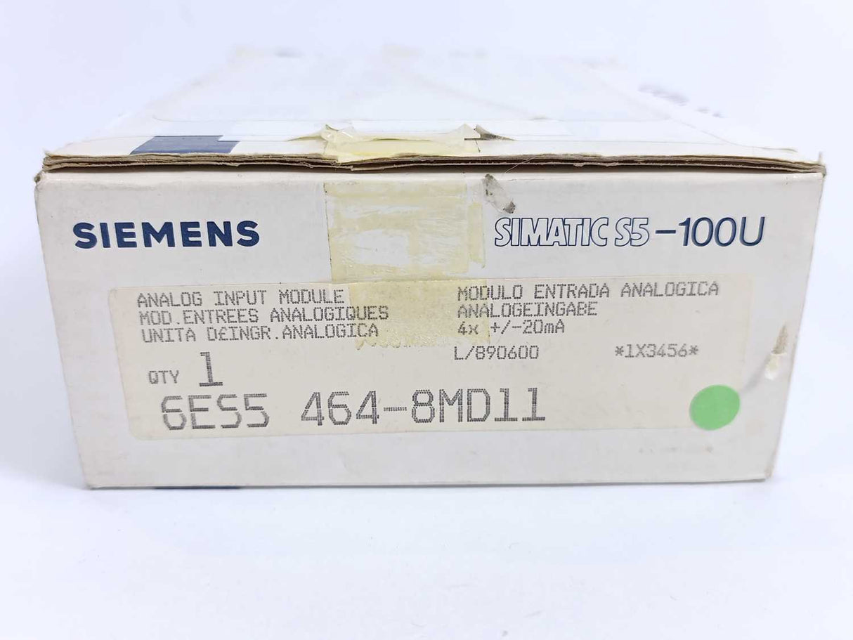Siemens 6ES5 464-8MD11 SIMATIC S5-100U Analog Input Module
