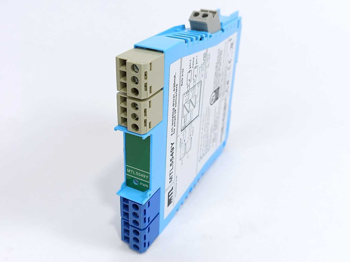 MTL MTL5549Y 2 Channel Driver, 4/20mA, for Smart I/P Converters