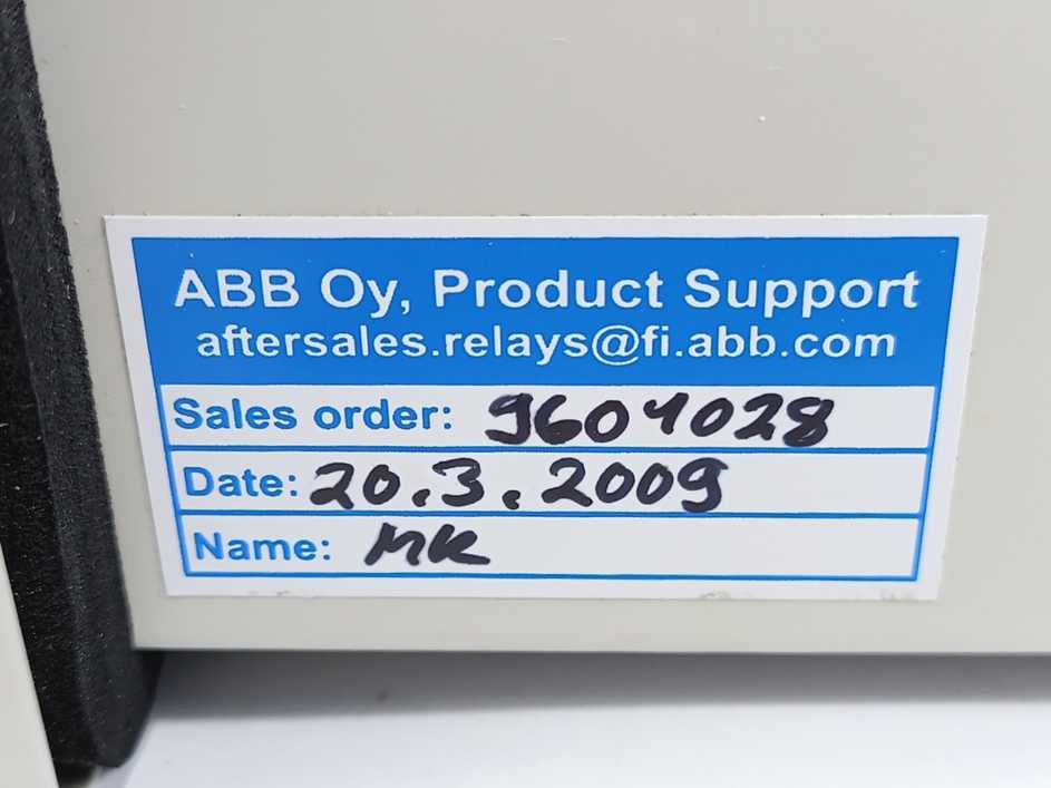 ABB REX521 EHHPSH05E Feeder Protection Relay REX 521, Rev. A