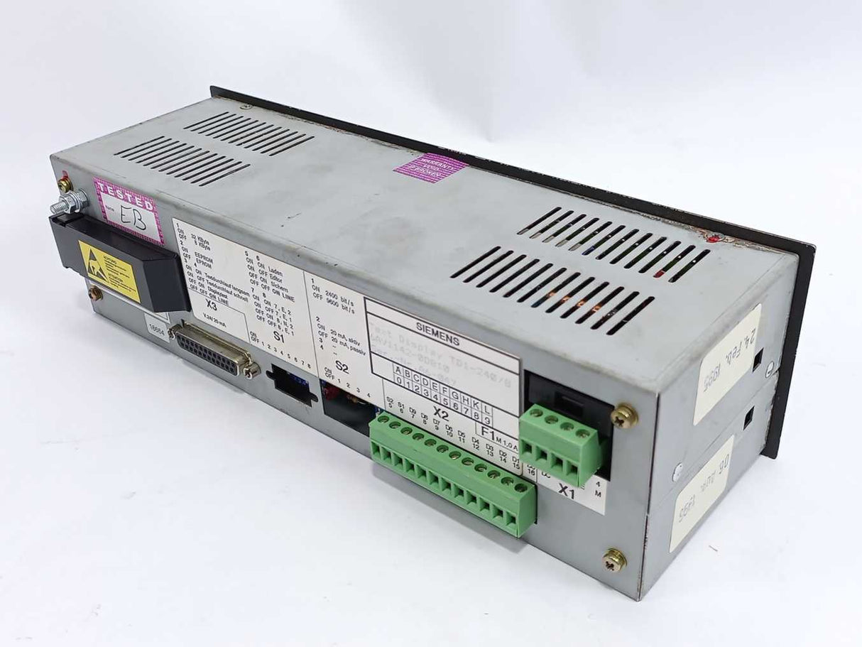Siemens 6AV1142-0DB10 Text Display TD1-240/8