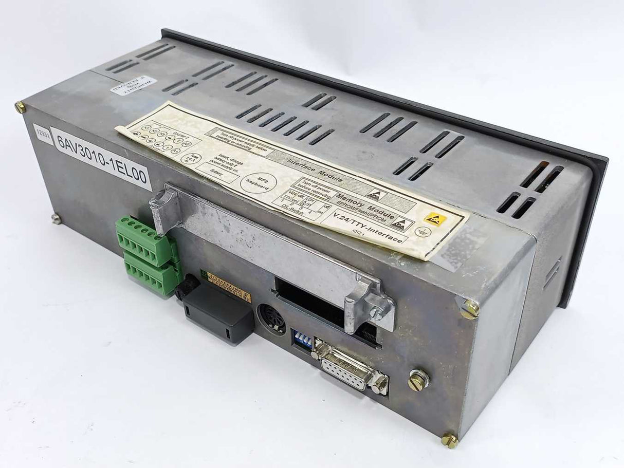 Siemens 6AV3010-1EL00 Text Display TD10/240-8