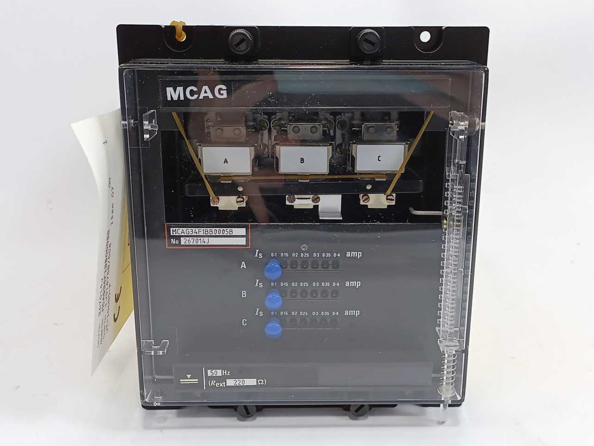 GEC Alsthom MCAG34F1BB0005B MCAG 34 High Stability Circulating Current Relay