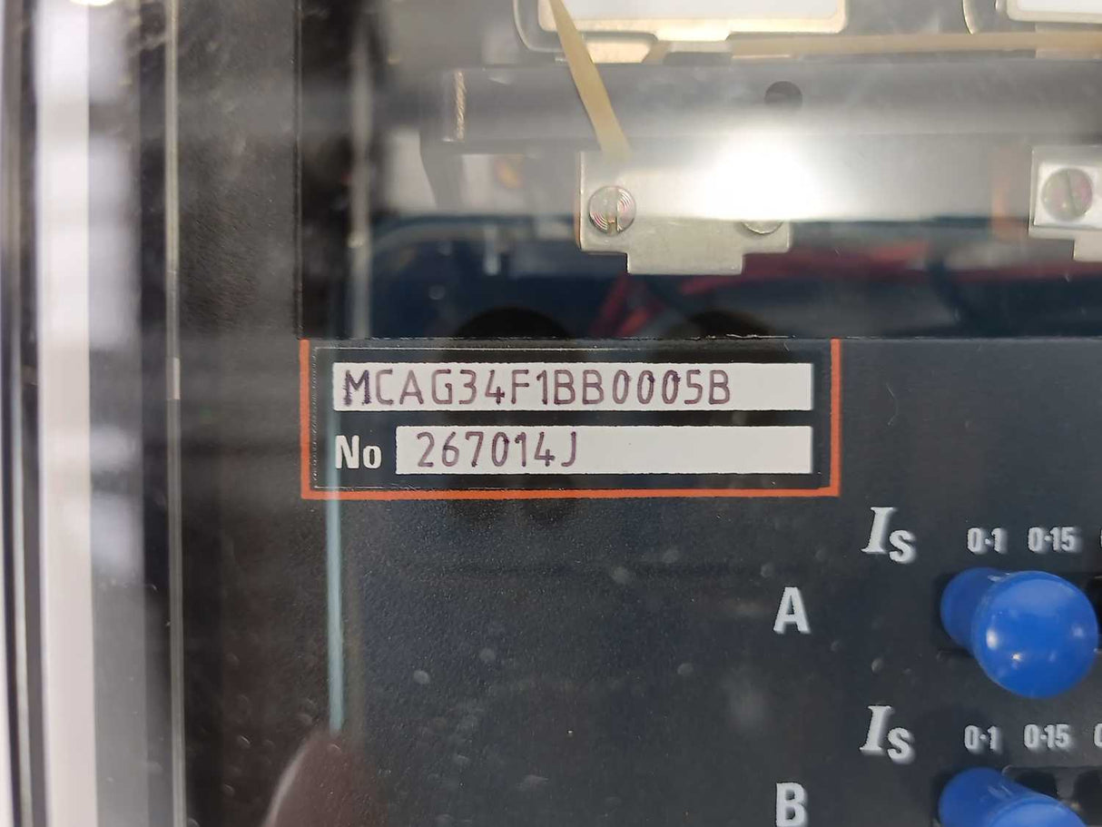 GEC Alsthom MCAG34F1BB0005B MCAG 34 High Stability Circulating Current Relay