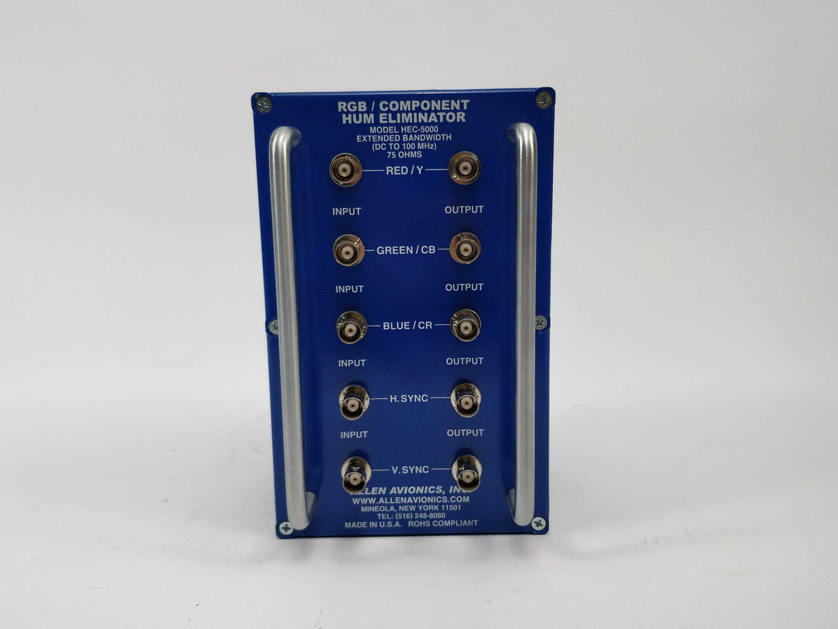 Allen Avionics HEC-5000 5-Channel Video Hum Eliminator Humbucker RGB Component
