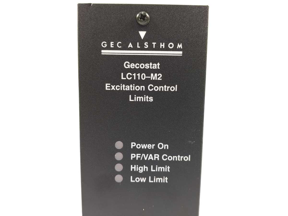 GEC Alsthom LC110-M2 Gecostat Excitation Control LC110