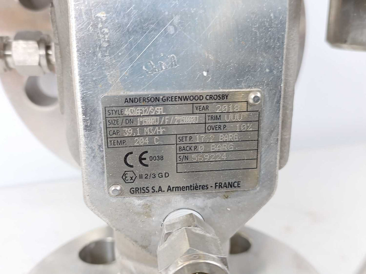 Griss S.A. 44316F12/S/SPL Anderson Greenwood Crosby
