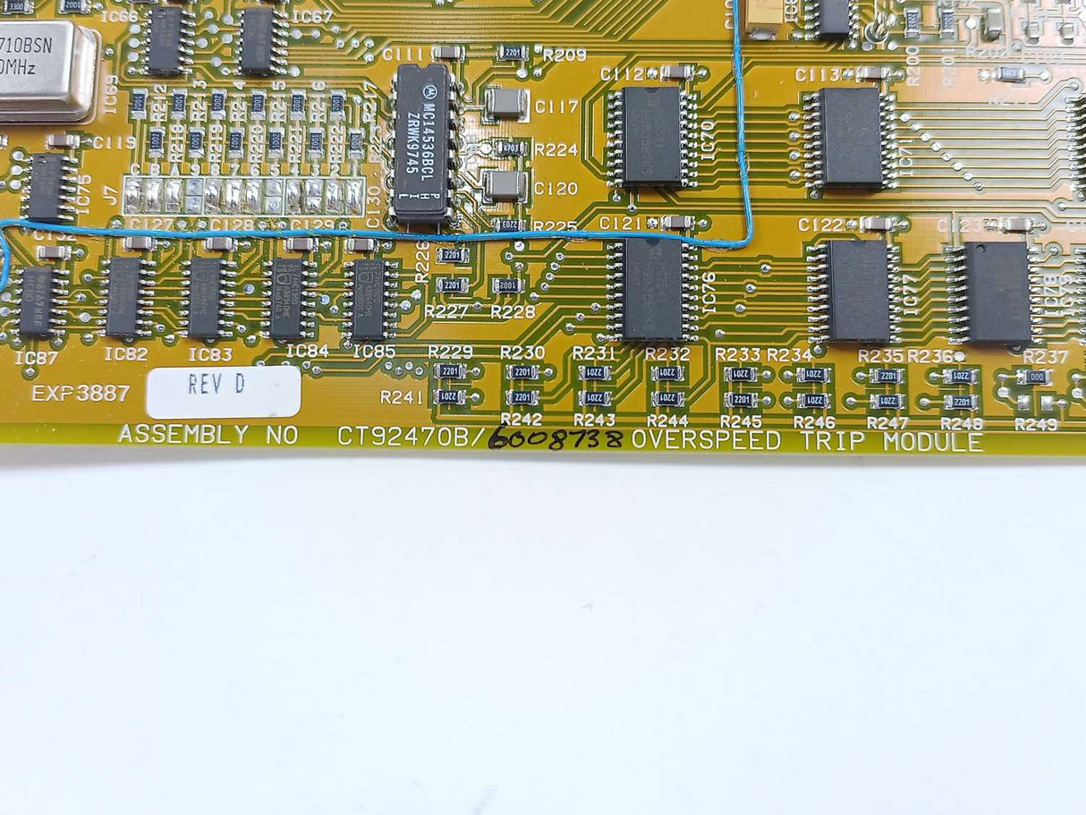 Rustronic CT92470B Overspeed Trip Module