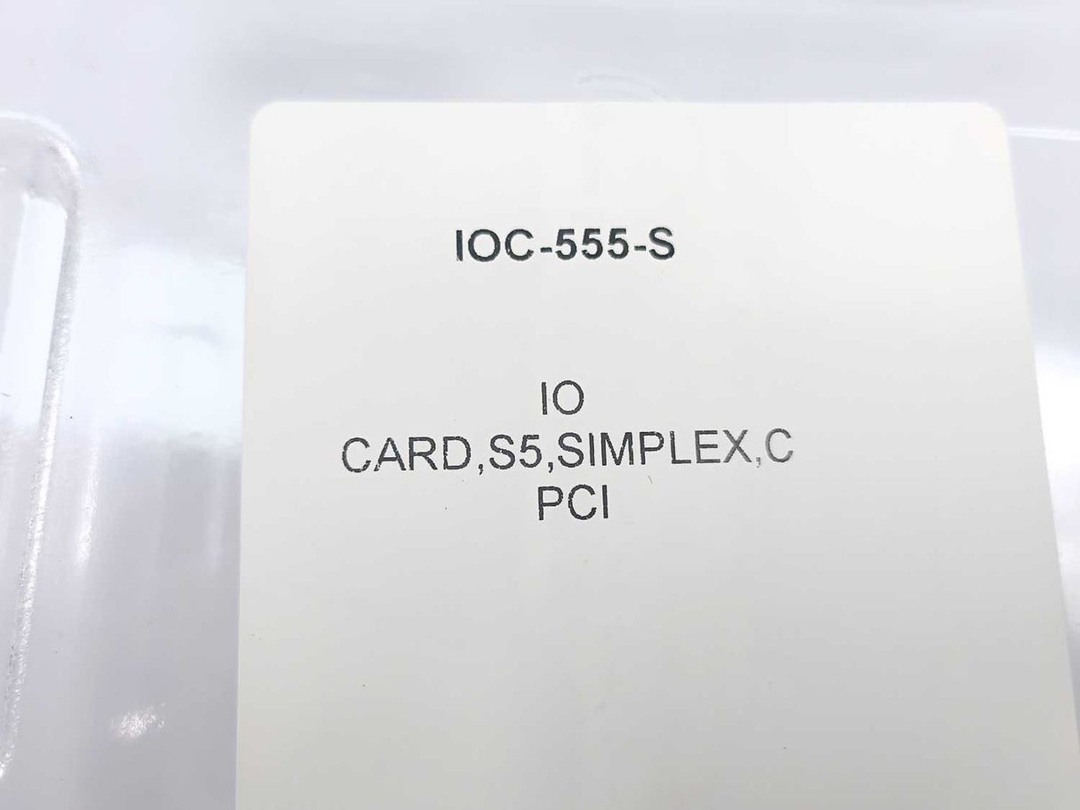 Compressor Controls Corporation IOC-555-S IO Card, S5, Simplex, CPCI