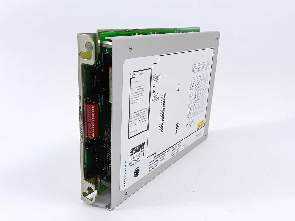 BENTLY NEVADA 3300/35-12-01-02-00-02 6 Channel Temperature Monitor