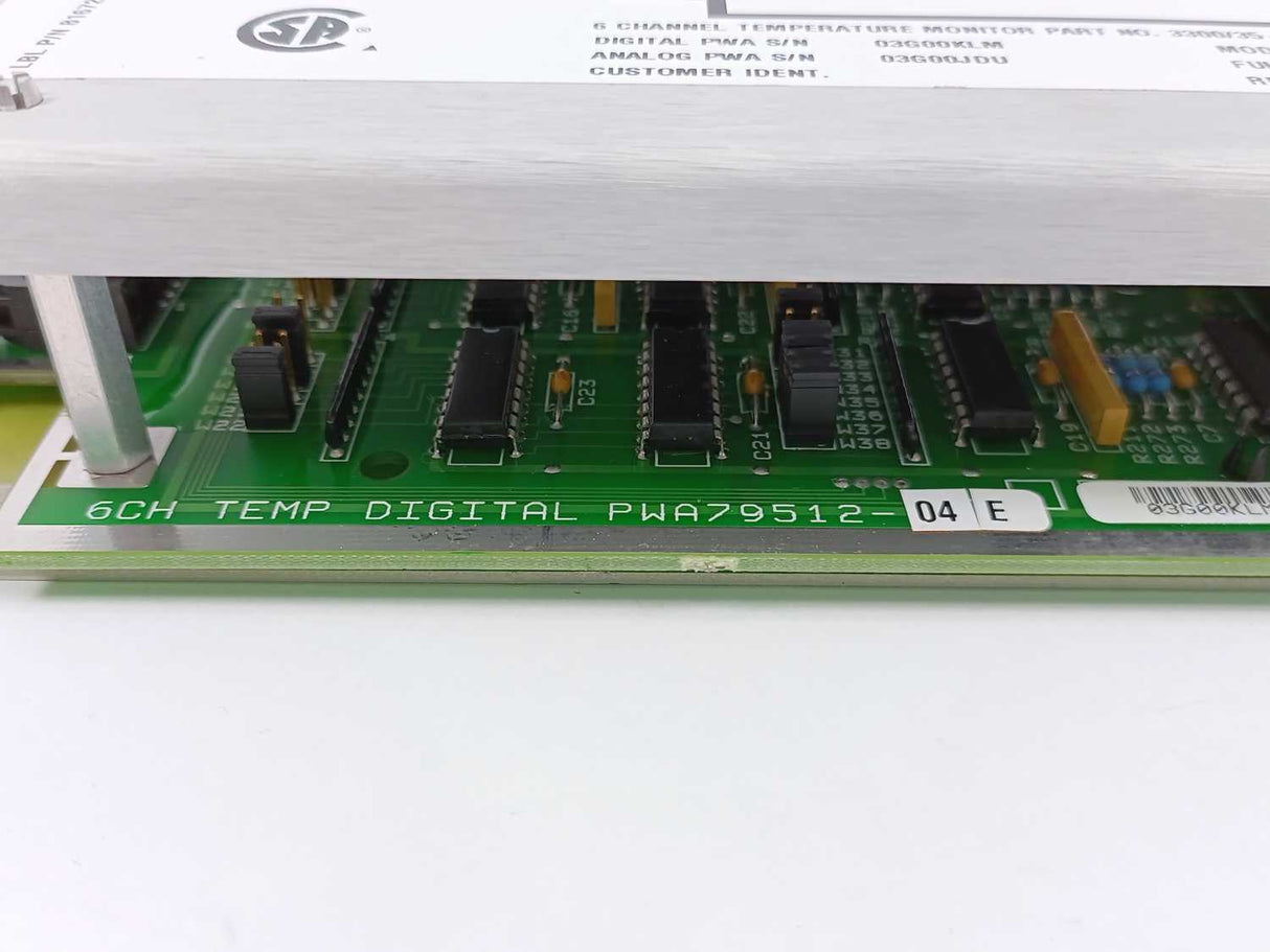 BENTLY NEVADA 3300/35-12-01-02-00-02 6 Channel Temperature Monitor