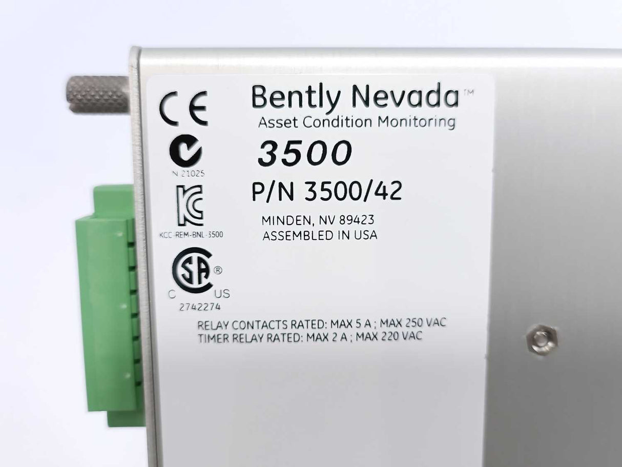 BENTLY NEVADA 140471-01 Prox/Velom I/O Module 3500/42
