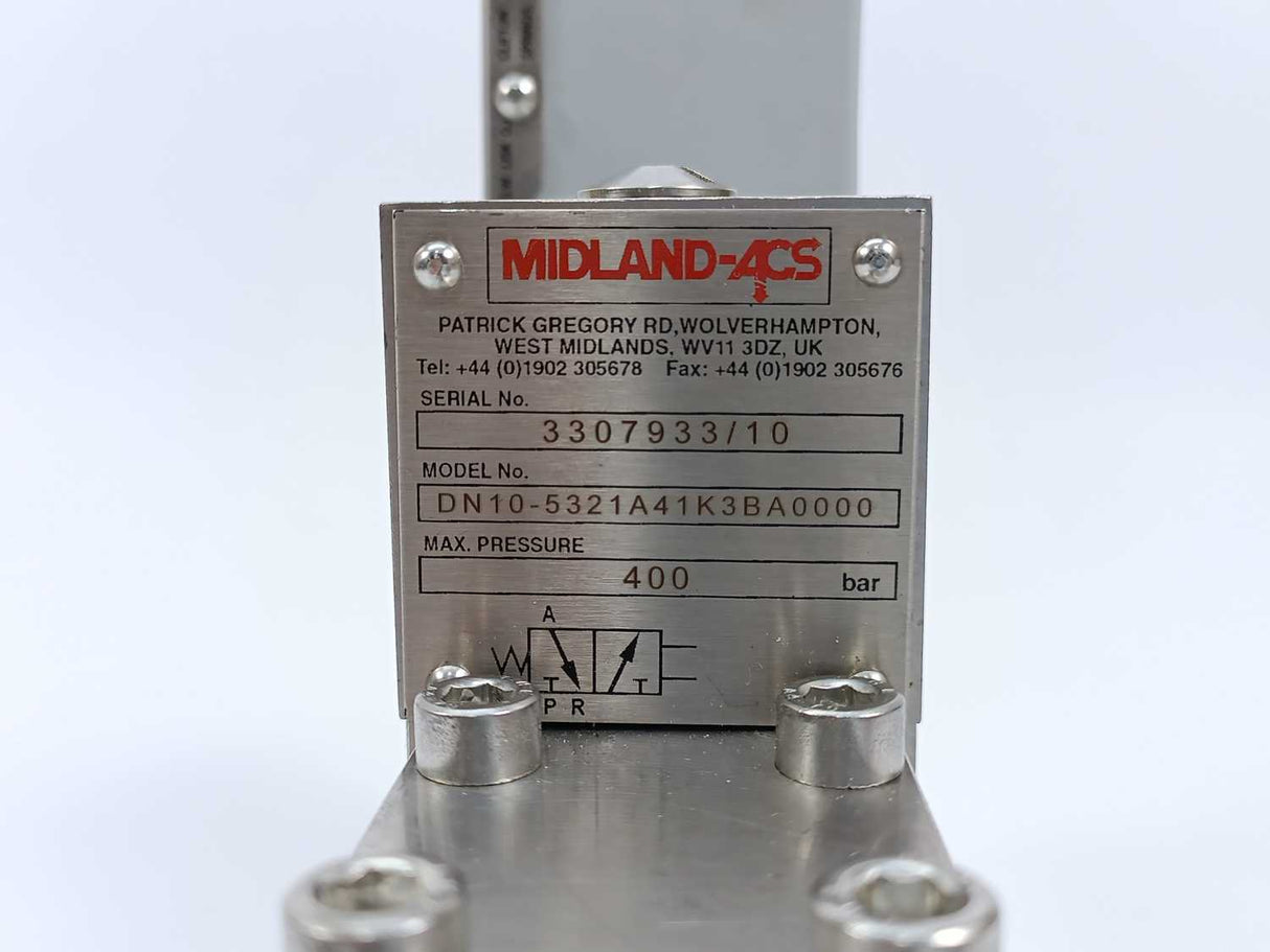 Midland-ACS DN10-5321A41K3BA0000 D14-603F-324 Hydraulic Valves